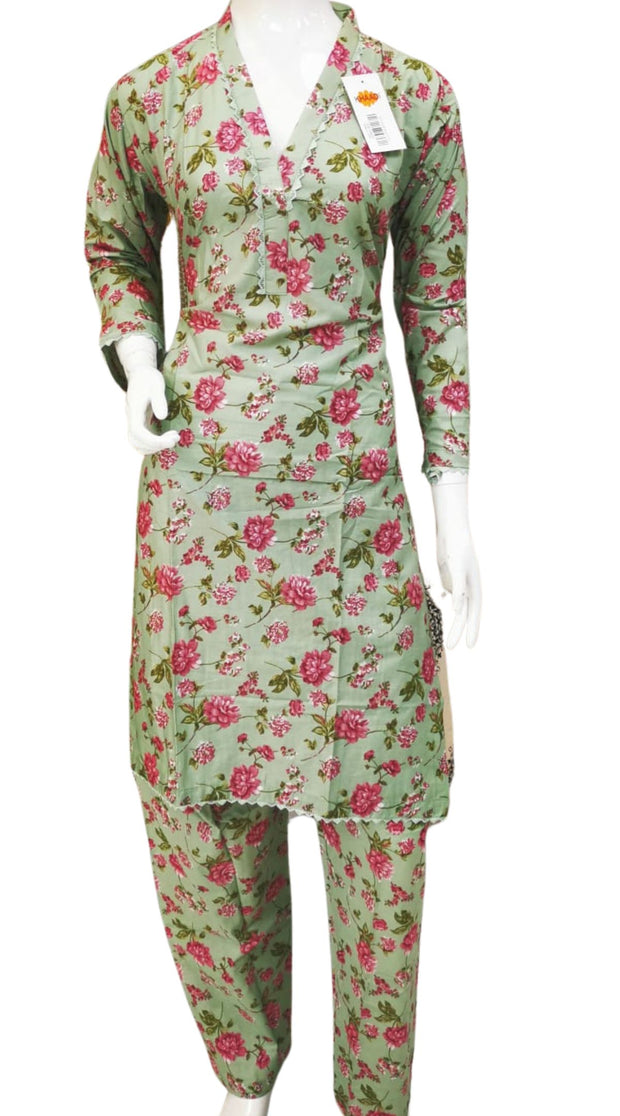 Khaadi Cotton 2PC Shalwar Kameez Dress SS4073