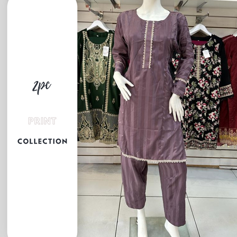Purple 2PC Shalwar Kameez Dress SS3404