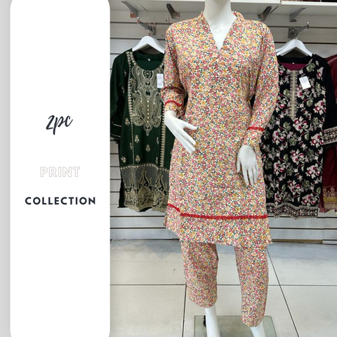 Winter Peach 2PC Shalwar Kameez Dress SS3415