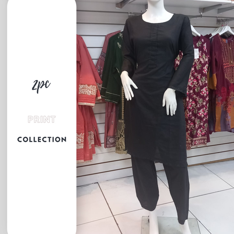 Winter Black 2PC Shalwar Kameez Dress SS3430