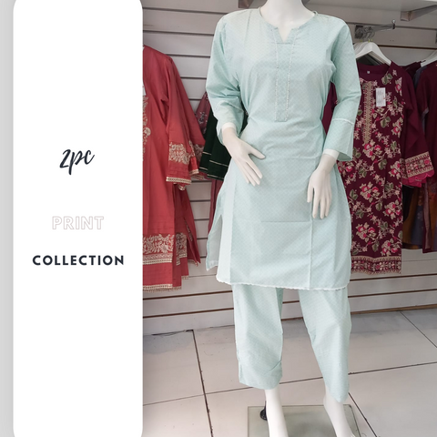 Winter Mint 2PC Shalwar Kameez Dress SS3438