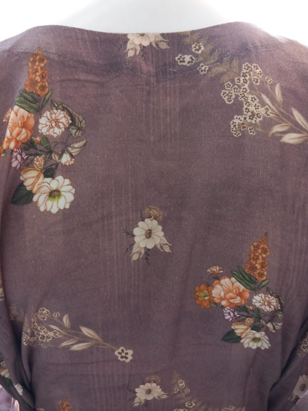 Brown LAWN Shalwar Kameez Dress SS3182
