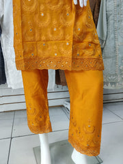 Orange Gulerana Pret Cotton 2PC Shalwar Kameez Ready to wear SS3217