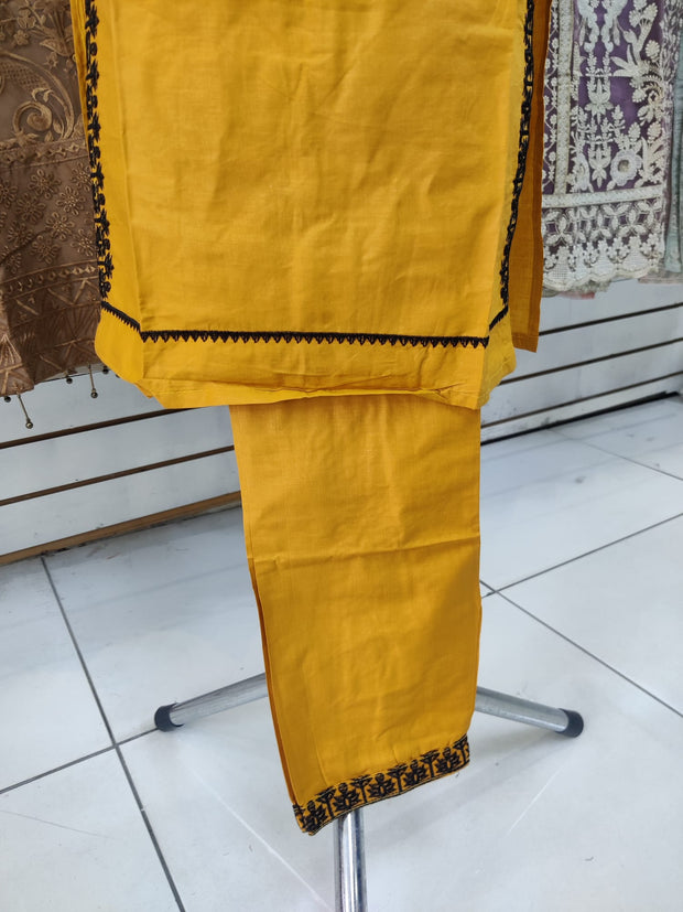 Mustard Kids Cotton Shalwar Kameez Ready to wear SS3206