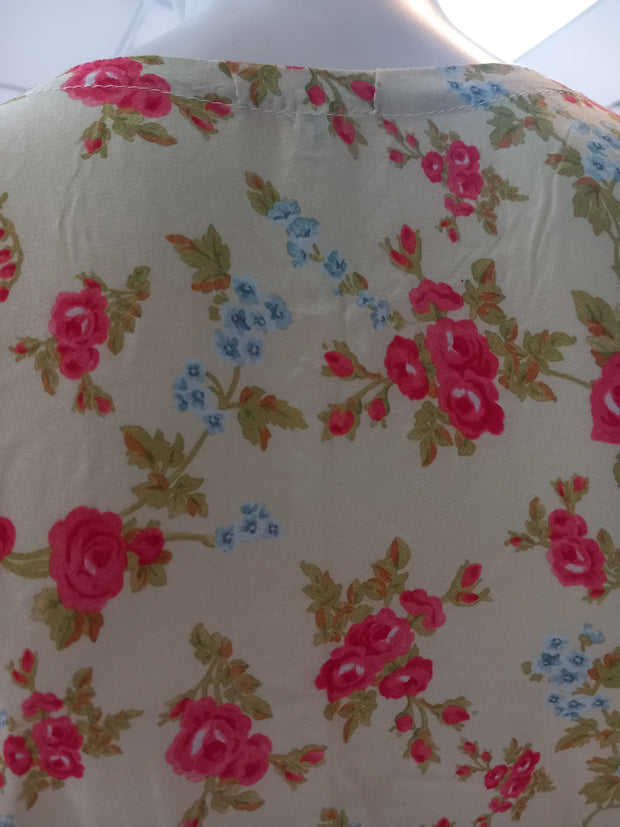 Cream Linen Shalwar Kameez Dress SS3290