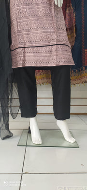 Pink Linen Shalwar Kameez Dress SS3306