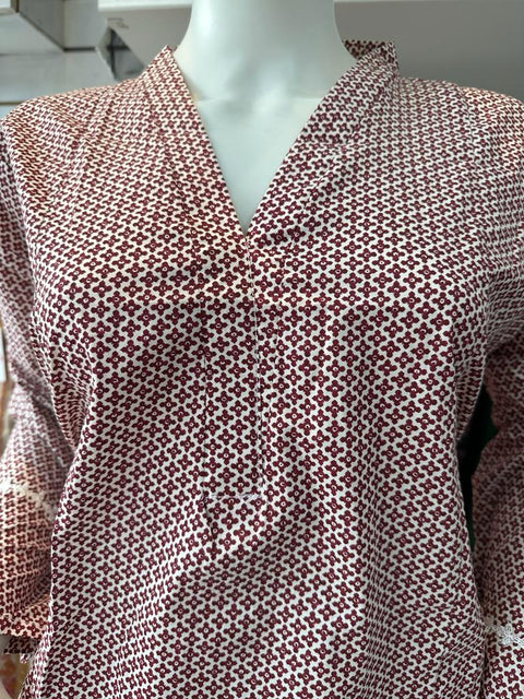 Maroon 2PC Shalwar Kameez Dress SS3401