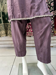 Purple 2PC Shalwar Kameez Dress SS3404