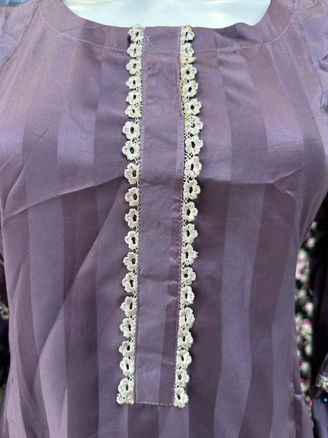 Purple 2PC Shalwar Kameez Dress SS3404