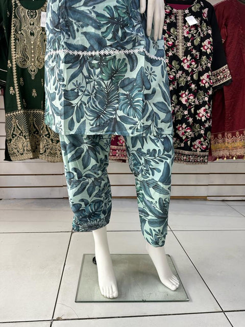 Winter Green 2PC Shalwar Kameez Dress SS3407