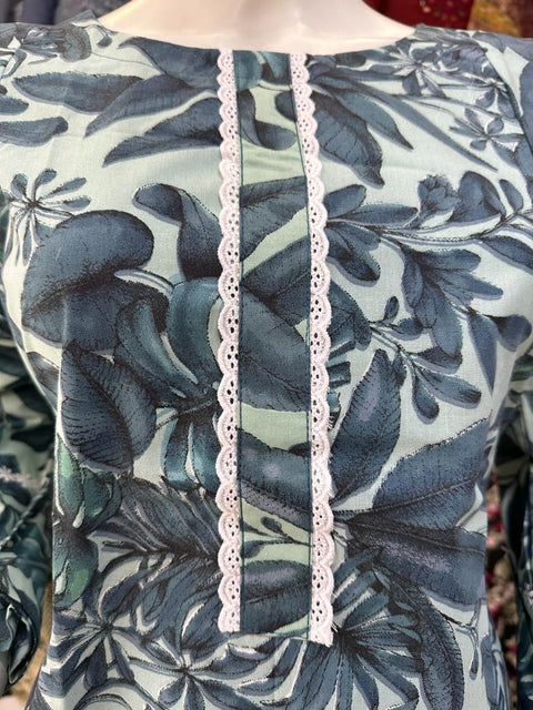 Winter Green 2PC Shalwar Kameez Dress SS3407