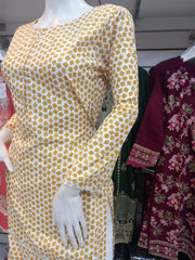 Winter Gold 2PC Shalwar Kameez Dress SS3417