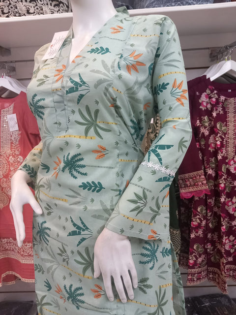 Winter Green 2PC Shalwar Kameez Dress SS3420