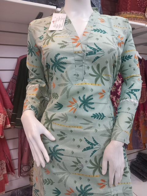 Winter Green 2PC Shalwar Kameez Dress SS3420