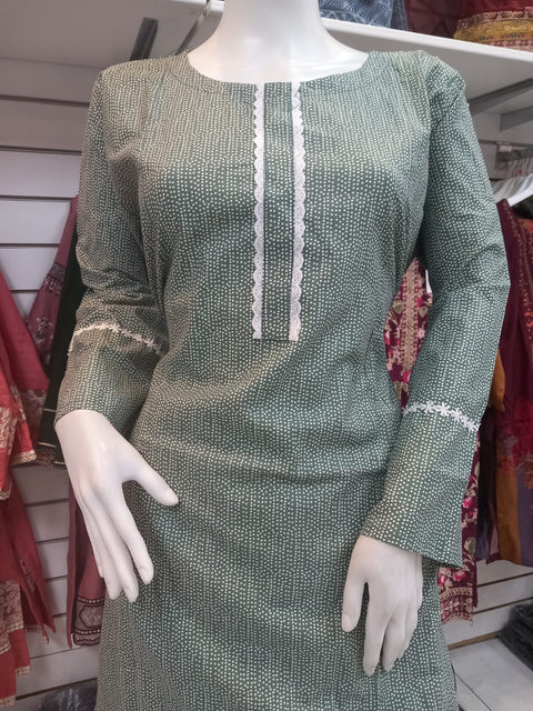 Winter Green 2PC Shalwar Kameez Dress SS3424