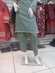 Winter Green 2PC Shalwar Kameez Dress SS3424