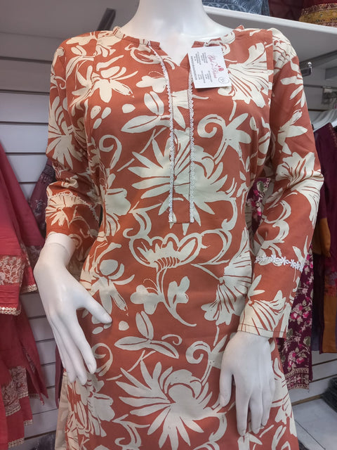 Winter Mustard 2PC Shalwar Kameez Dress SS3427