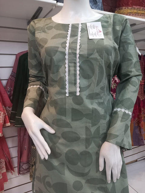 Winter Green 2PC Shalwar Kameez Dress SS3431