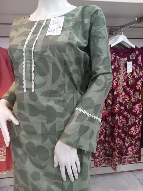 Winter Green 2PC Shalwar Kameez Dress SS3431