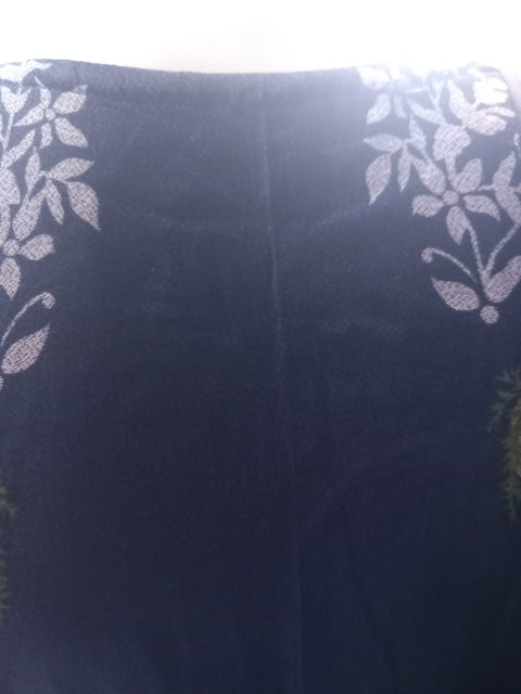 Navy  Winter Alpine Shalwar Kameez Dress SS3434