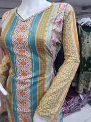 Dhanak Teal 2PC Shalwar Kameez Dress SS3511