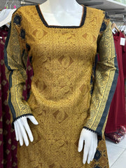 Dhanak Gold 2PC Shalwar Kameez Dress SS3546