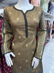 Dhanak bronze 2PC Shalwar Kameez Dress SS3547