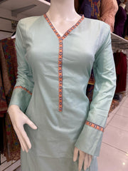 Dhanak Blue 2PC Shalwar Kameez Dress SS3555