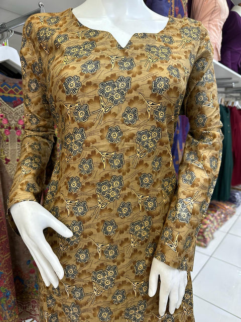 Dhanak Bronze 2PC Shalwar Kameez Dress SS3556