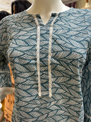 Pure Cotton Branded Kurti Shirt SS3710