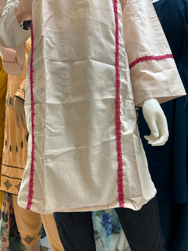 Pure Cotton Branded Kurti Shirt SS3729