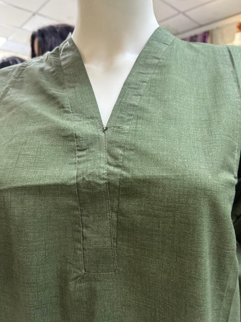 Pure Cotton Branded Kurti Shirt SS3743