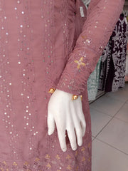 SS3915- Chiffon Embroidery - Readymade - Shalwar Kameez 3PC