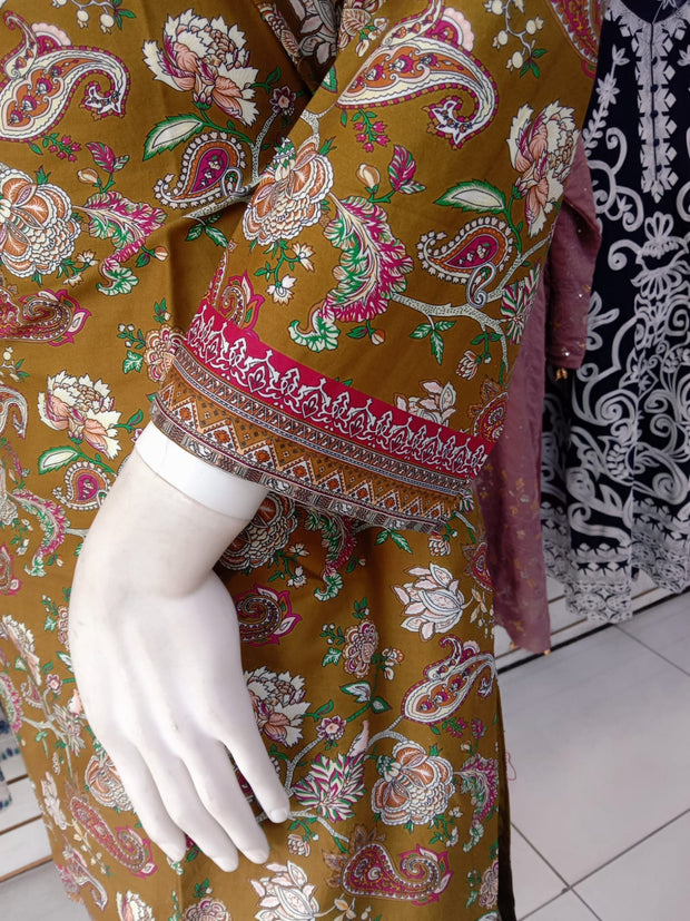 Embellished 2PC Soft Cotton Shalwar Kameez Dress SS3939