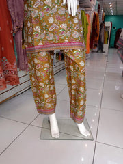 Embellished 2PC Soft Cotton Shalwar Kameez Dress SS3939
