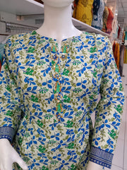 Embellished 2PC Soft Cotton Shalwar Kameez Dress SS3945