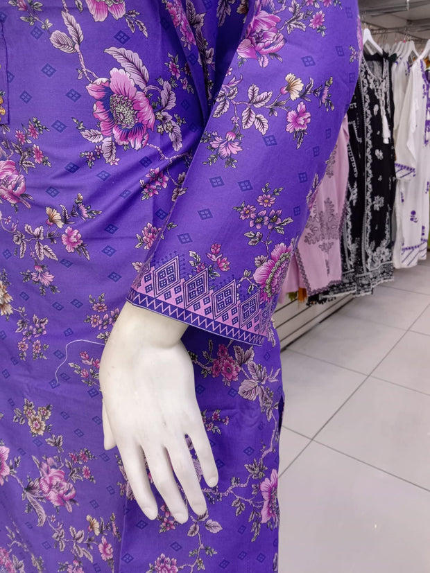 Embellished 2PC Soft Cotton Shalwar Kameez Dress SS3946