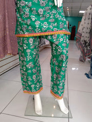 Embellished 2PC Soft Cotton Shalwar Kameez Dress SS3947