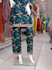 Embellished 2PC Soft Cotton Shalwar Kameez Dress SS3949