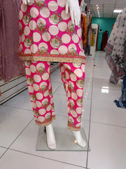 Embellished 2PC Soft Cotton Shalwar Kameez Dress SS3951