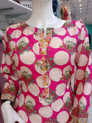 Embellished 2PC Soft Cotton Shalwar Kameez Dress SS3951