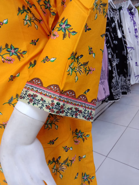Embellished 2PC Soft Cotton Shalwar Kameez Dress SS3953
