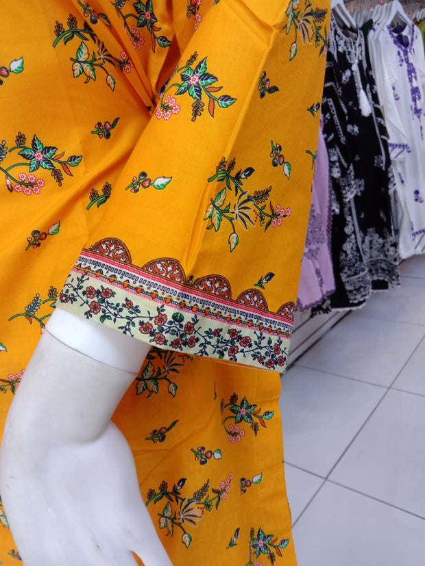 Embellished 2PC Soft Cotton Shalwar Kameez Dress SS3953