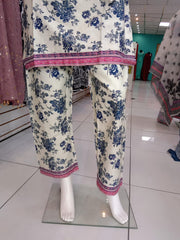 Embellished 2PC Soft Cotton Shalwar Kameez Dress SS3954