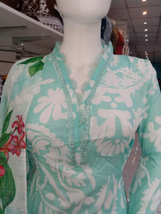 Maria B Inspired Teal Readymade Shalwar Kameez 3PC SS3957