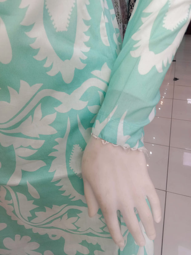 Maria B Inspired Teal Readymade Shalwar Kameez 3PC SS3957