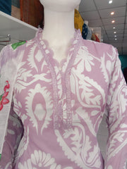 Maria B Inspired Lilac Readymade Shalwar Kameez 3PC SS3956