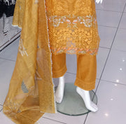 Gold Cambric Readymade Shalwar Kameez 3PC SS3964