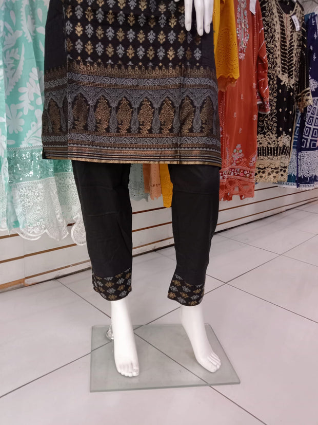 Khaadi 2pc Banarsi Cotton Shalwar Kameez Dress SS3975