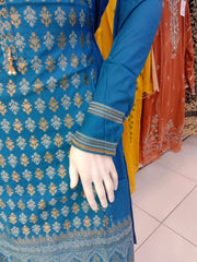 Khaadi 2pc Banarsi Cotton Shalwar Kameez Dress SS3973